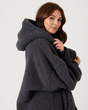 Load image into Gallery viewer, Snuggz Lite - Charcoal Grey Adult Hooded Blanket
