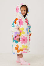 Load image into Gallery viewer, Snuggz Original - Flower Power Hooded Blanket for Kids
