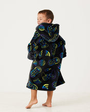 Load image into Gallery viewer, Snuggz Original - Gamer Print Hooded Blanket for Kids
