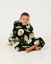 Load image into Gallery viewer, Mandalorian Star Wars Snuggz Lite Hooded Blanket for Kids
