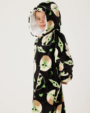 Load image into Gallery viewer, Mandalorian Star Wars Snuggz Lite Hooded Blanket for Kids
