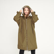 Load image into Gallery viewer, Snuggz Khaki Changing Robe Parka for Kids
